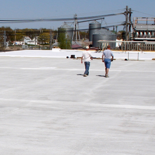 Commercial roof inspection