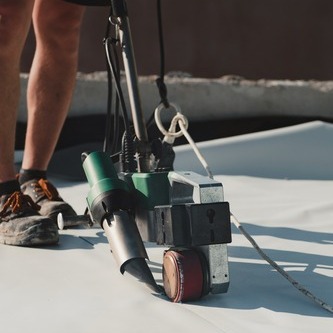 TPO roofing installation