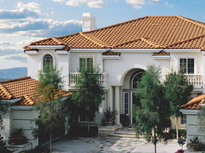 terra cotta tile roof